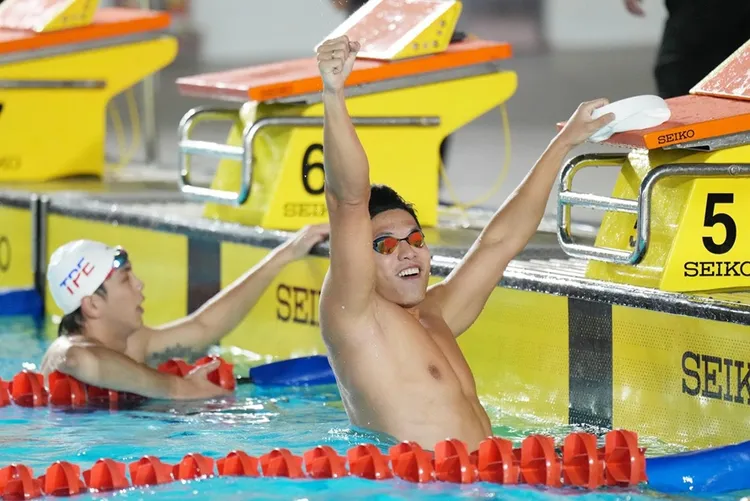 吳浚鋒最後一場正式賽仍游出銀牌好成績。全大運提供