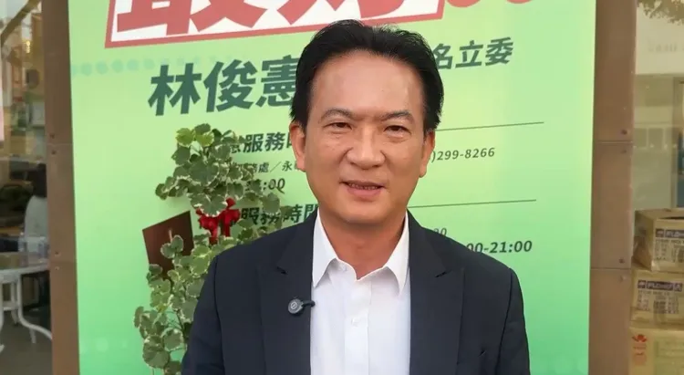 立委林俊憲說，面對黨內同志表態，謝龍介若想選市長，是應該要有動作了。民眾提供