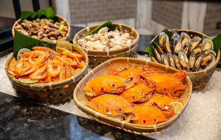 台北萬豪酒店2025 ITF台北國際旅展千元有找Garden Kitchen平日午間自助美饌單人券，一套六張5700元，每張950元，約67折。業者提供