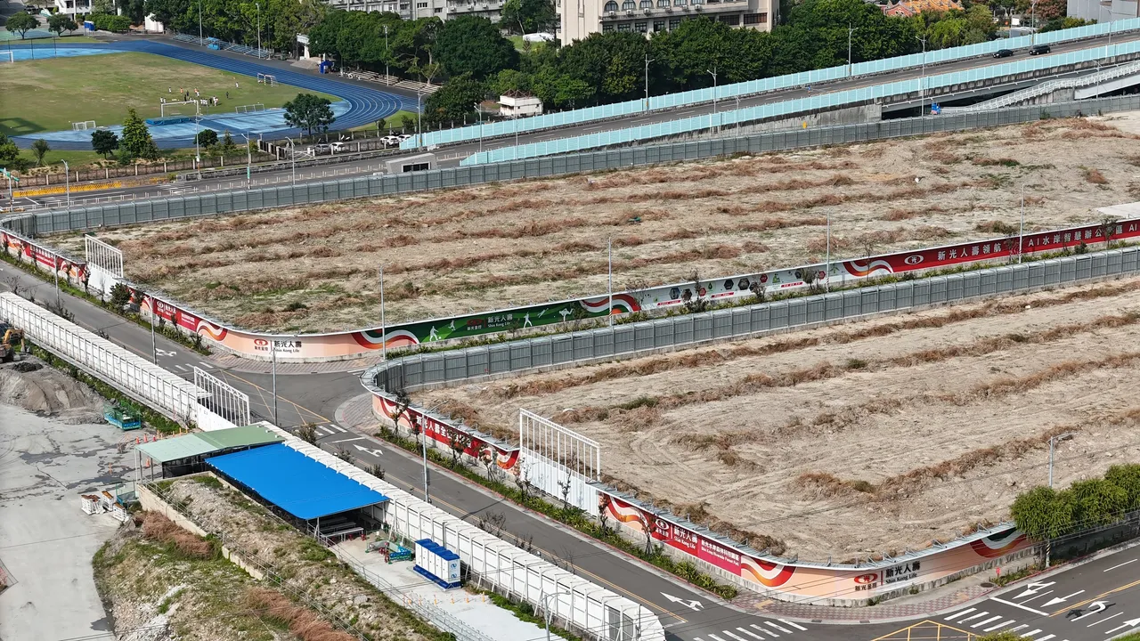辉达台湾总部原属意设址的北士科 T17、T18 基地,因地上权问题卡关。彭欣伟摄