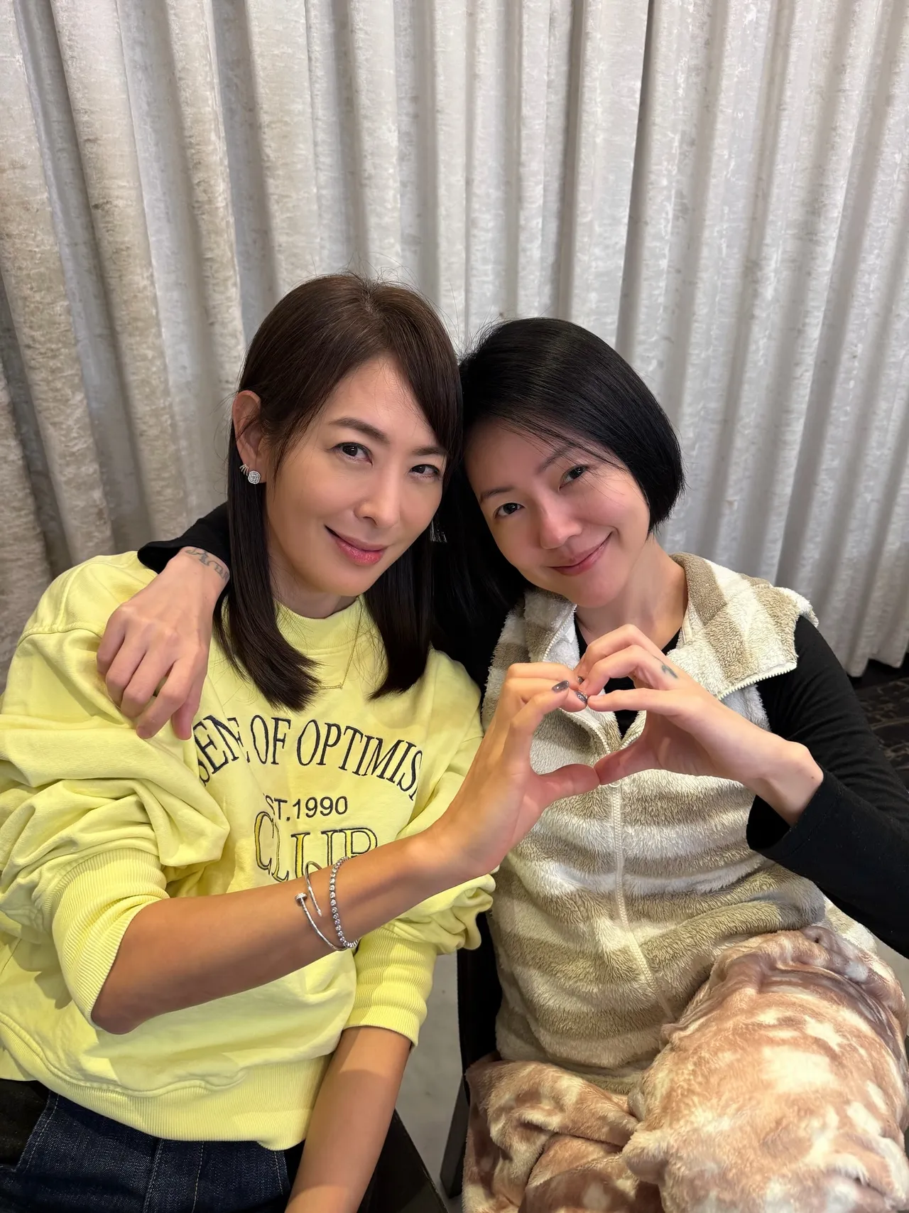 贾永婕为小S打气。翻摄贾永婕社群