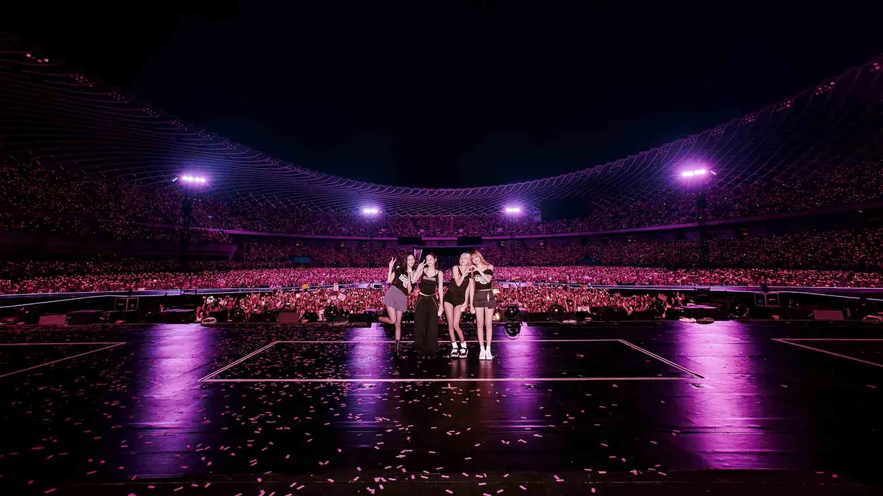 BLACKPINK高雄连2天吸引逾10万人次朝圣。Live Nation Taiwan提供