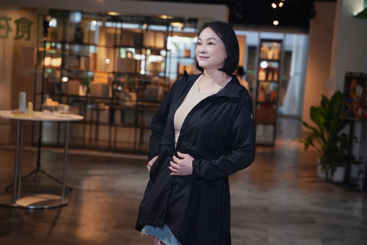 陆小芬认为戏里的孩子都是她的老师。彭欣伟摄