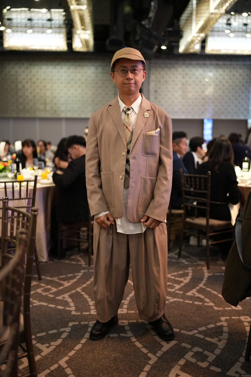 呱吉参加论坛。金刻奖提供
