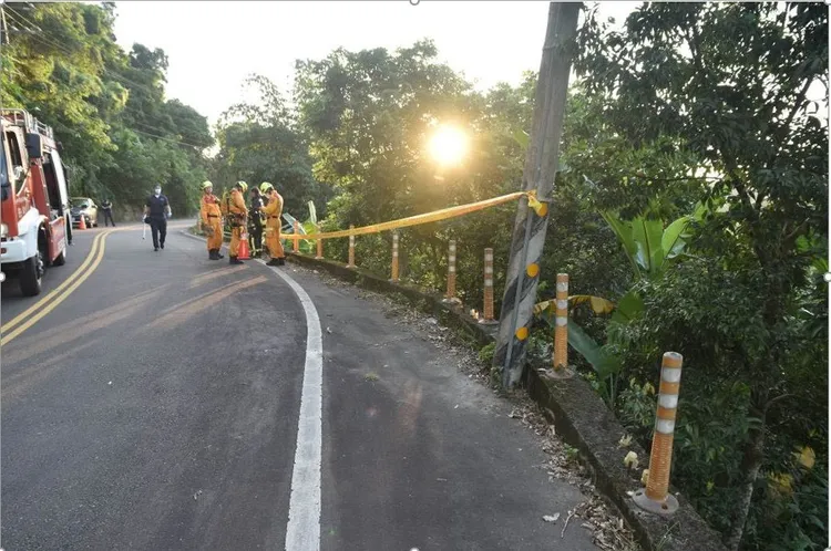 棄屍地點位於霧峰區峰谷山區，嫌犯聲稱是隨機棄屍。民眾提供