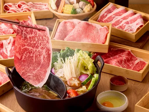 和牛涮寿喜烧升级日本A5和牛 艺奇限时享赠盐烤香鱼