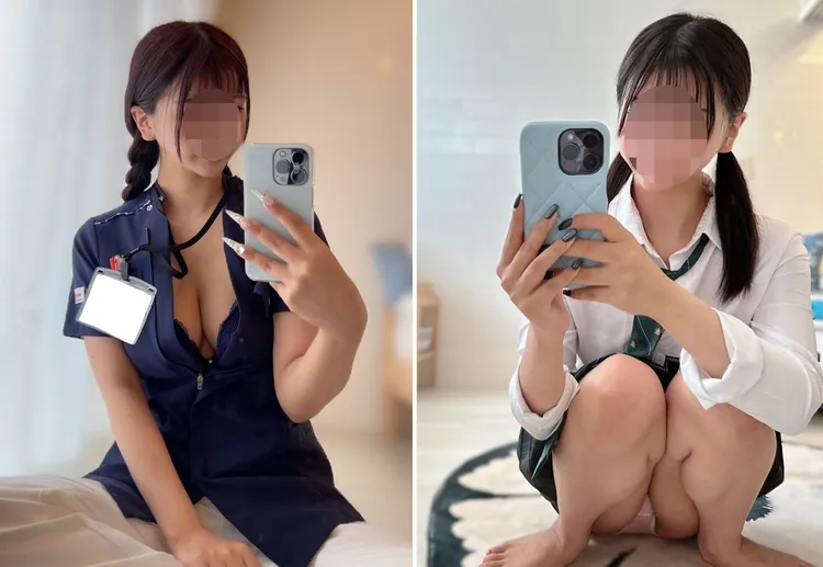日本23歲護理師因在院內大拍性感照,被院方開除。翻攝自まーし@i_am_maashi X