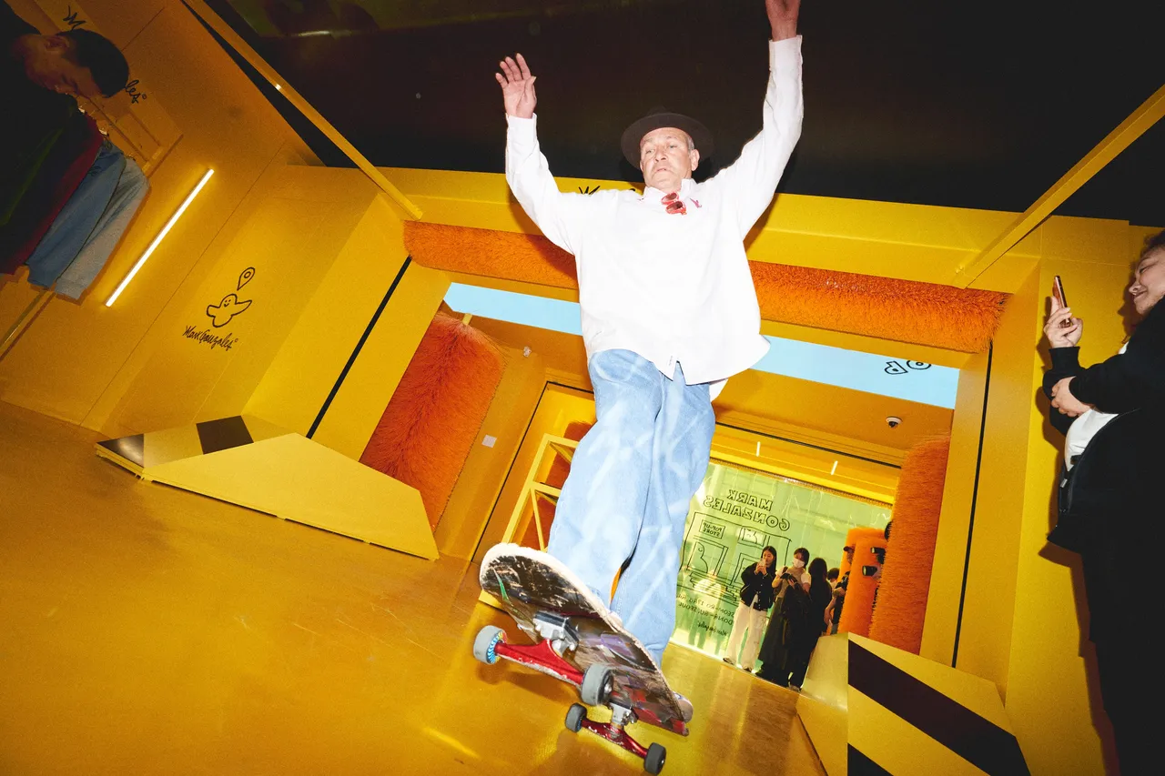 品牌创办人、滑板传奇Mark Gonzales。品牌提供