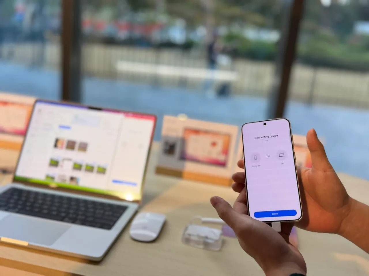 与Apple生态圈合作方面,首波将率先开放支援Mac与iPhone装置。赵筱文摄