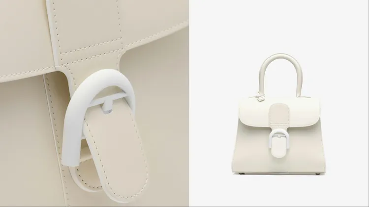 DELVAUX經典Brillant手袋擁有俐落輪廓與精緻扣飾。品牌提供