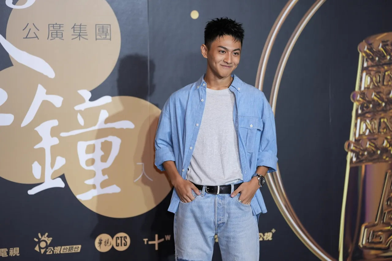 朱宥丞第一次演戏就入围。彭欣伟摄