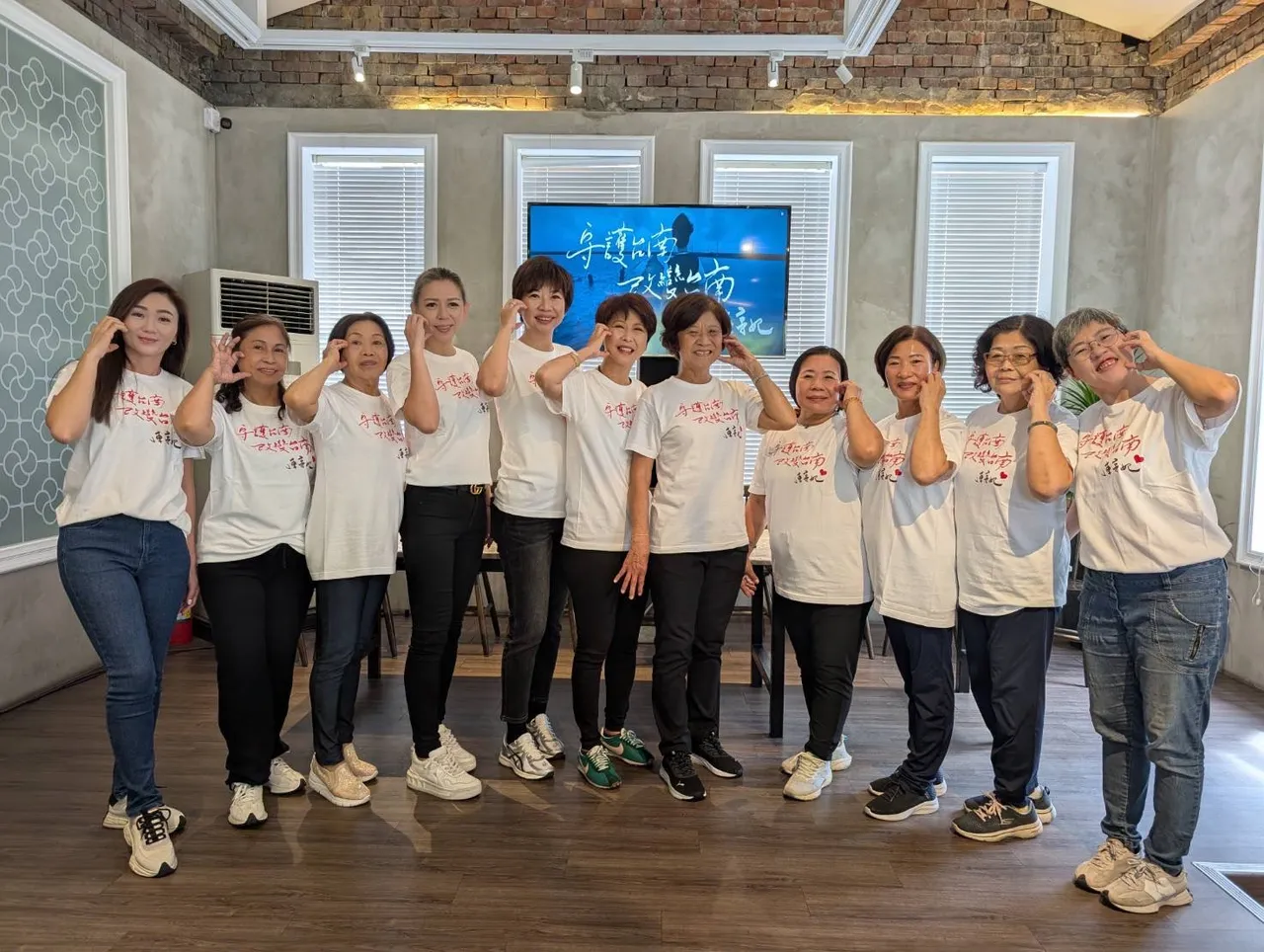 陳亭妃28日舉行「守護台南 改變台南」記者會,並發布競選宣傳影片。陳亭妃辦公室提供