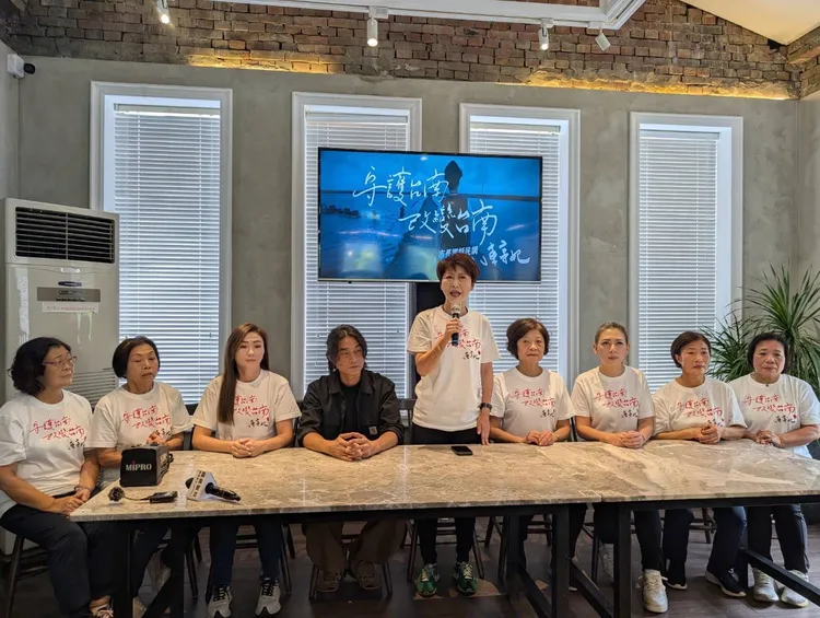 陳亭妃28日舉行「守護台南 改變台南」記者會,並發布競選宣傳影片。陳亭妃辦公室提供