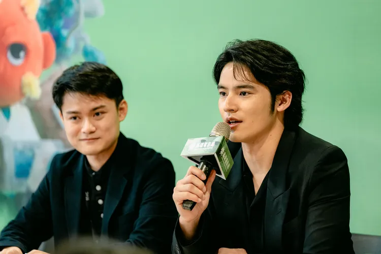 水上恒司被說撞臉金城武。高雄電影節提供