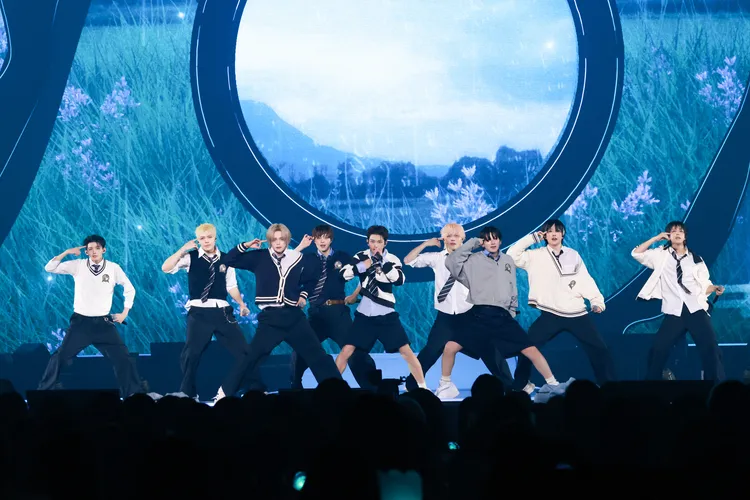 &TEAM 25、26日在可容纳2万人的埼玉SUPER ARENA举行安可演唱会,也是他们至今最大规模的个唱。©YX LABELS提供
