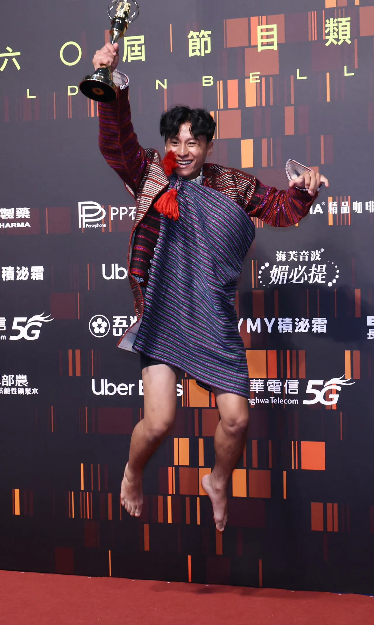 張祖鈞擊敗陶晶瑩獲兒少節目主持人獎。莊宗達攝