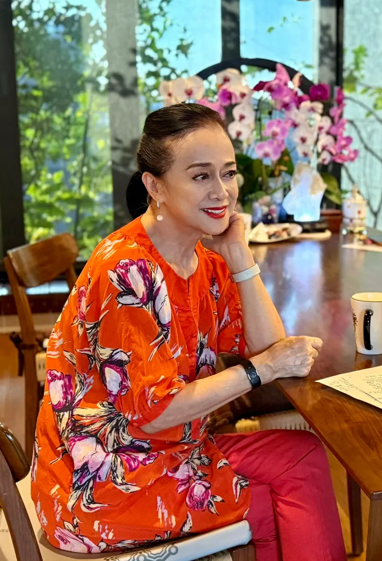 湯蘭花投資眼光不錯，置產都賺到錢，在竹北買下綠色建築自住。陳凱倫影視工作室提供