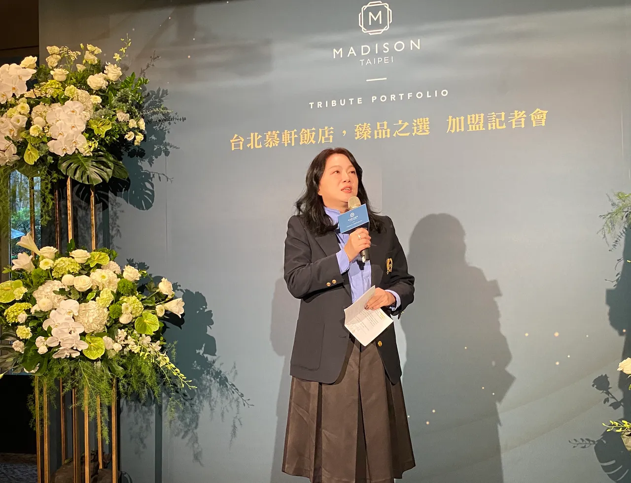 国泰饭店观光事业总经理庄琬华。庄伟祺摄
