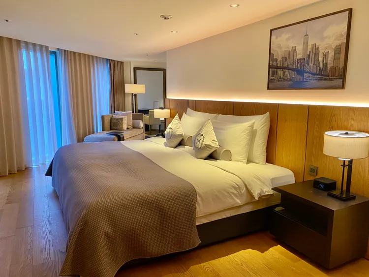 慕軒飯店明年房價目標希望每晚超過7500元。莊偉祺攝