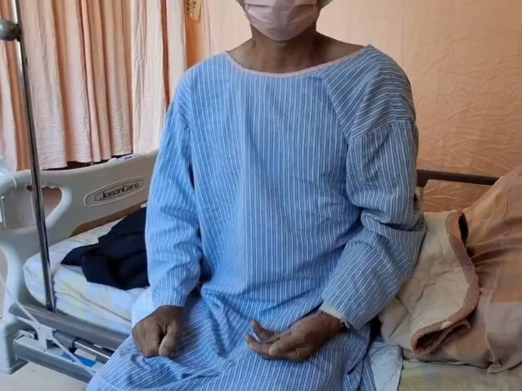 光復洪災溺水的沈男幸運獲救。台東馬偕醫院提供