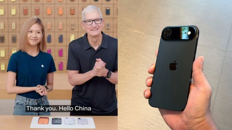 iPhone Air中國開放預購!庫克親臨上海帶貨「 5分鐘搶光」