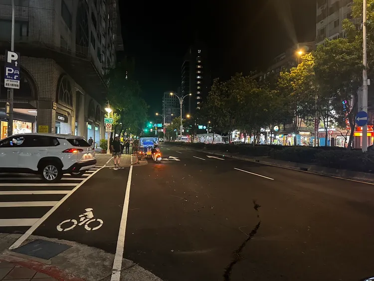 事故現場。警方提供