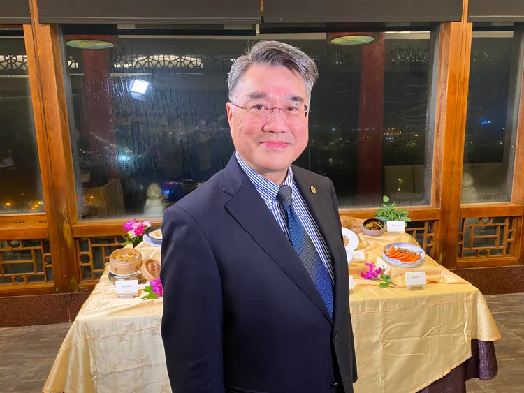 圓山大飯店總經理方懷遠。莊偉祺攝