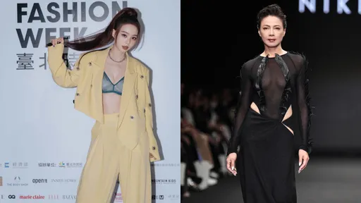 44岁孙淑媚深V Bra走秀激似Jennie 柯淑勤「半球中空」也没输