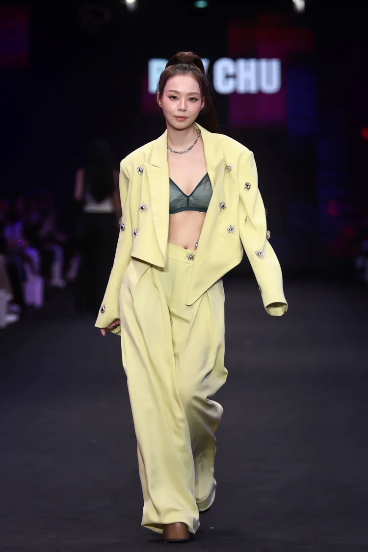 孫淑媚以超辣風格走上台北時裝周伸展台。台北時裝周提供