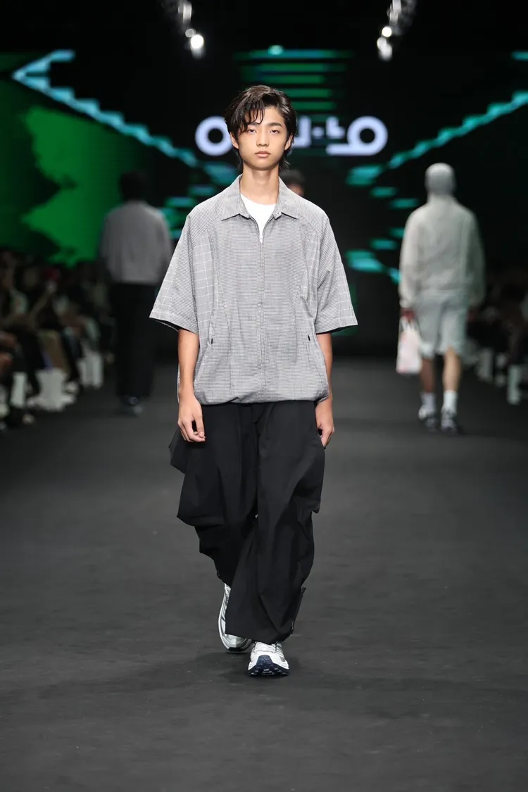 白潤音擔任 oqLiq x《我們與惡的距離II》走秀嘉賓。台北時裝周提供