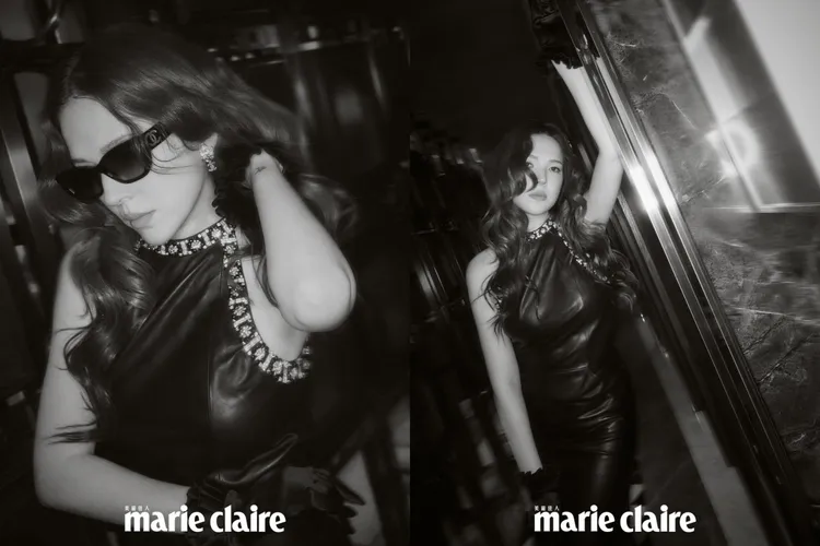 許瑋甯拍攝《Marie Claire美麗佳人》封面。《Marie Claire美麗佳人》國際中文版提供