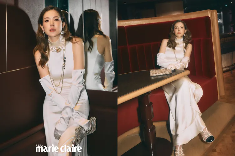 許瑋甯拍攝《Marie Claire美麗佳人》封面。《Marie Claire美麗佳人》國際中文版提供