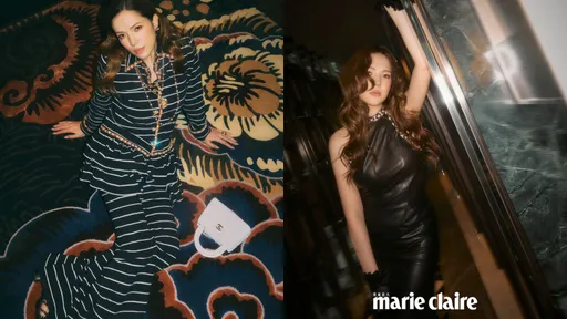 许玮宁梦幻婚礼倒数　先套紧身皮裙搭墨镜当「神秘感」辣妈