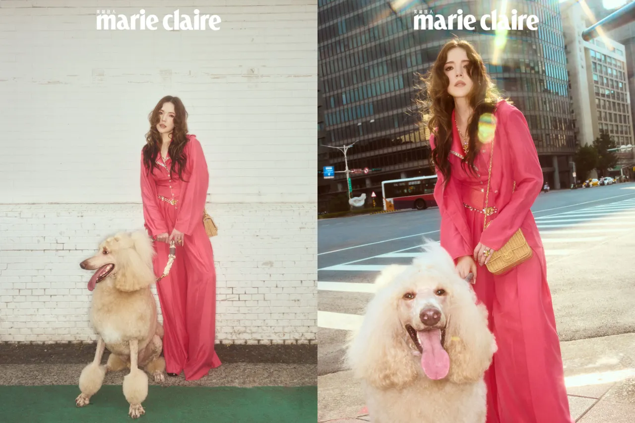 许玮宁拍摄《Marie Claire美丽佳人》封面。《Marie Claire美丽佳人》国际中文版提供