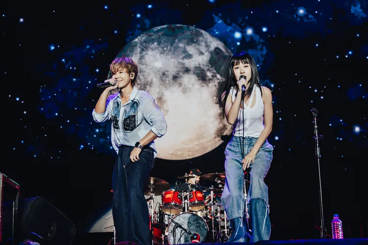 鼓鼓（左）與白安。新視紀整合行銷提供