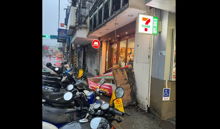 目前北市雨勢仍不斷。翻攝畫面