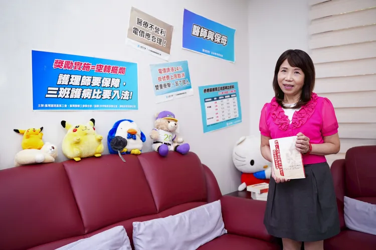 民眾黨立委陳昭姿接受《壹蘋新聞網》專訪。彭欣偉攝