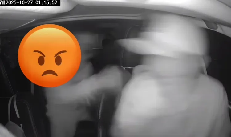 叶姓多元计程车司机遭陈姓醉客挥拳攻击,被害人直接将车开到派出所提告,并上脸书社团将行车纪录器画面公开。翻摄自爆料公社脸书