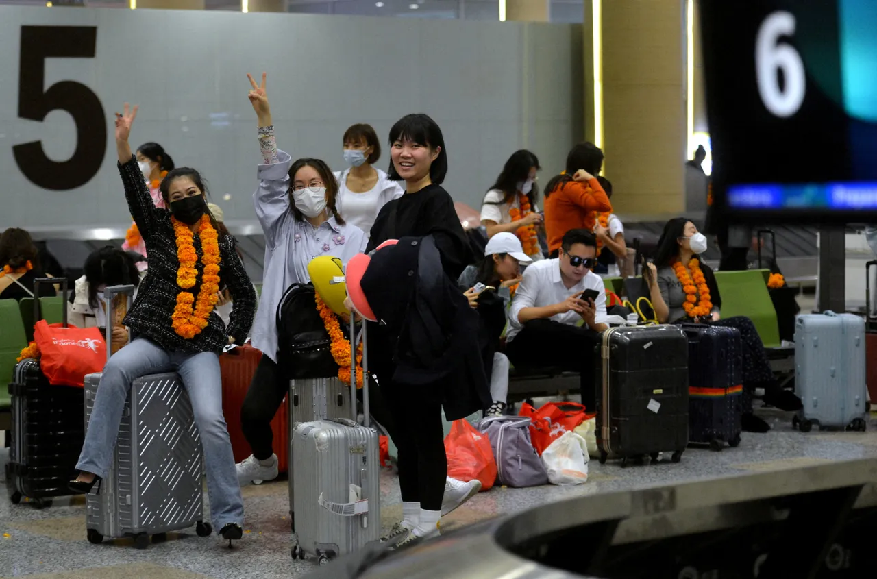 陆客旅游示意图。路透社