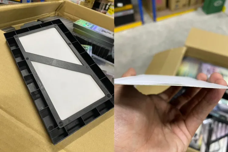 王嫌於手機殼背後硬紙板內藏毒,透過國際快遞方式從馬來西亞運送入台,躲避X光機查緝。翻攝畫面
