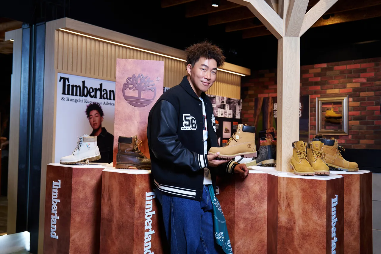 郭泓志出席Timberland活动「踢不烂大队长」见面会活动。品牌提供