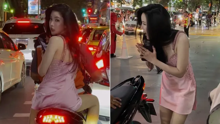 Janistar穿睡衣、搭機車跑活動引發熱議。翻攝自Janistar IG