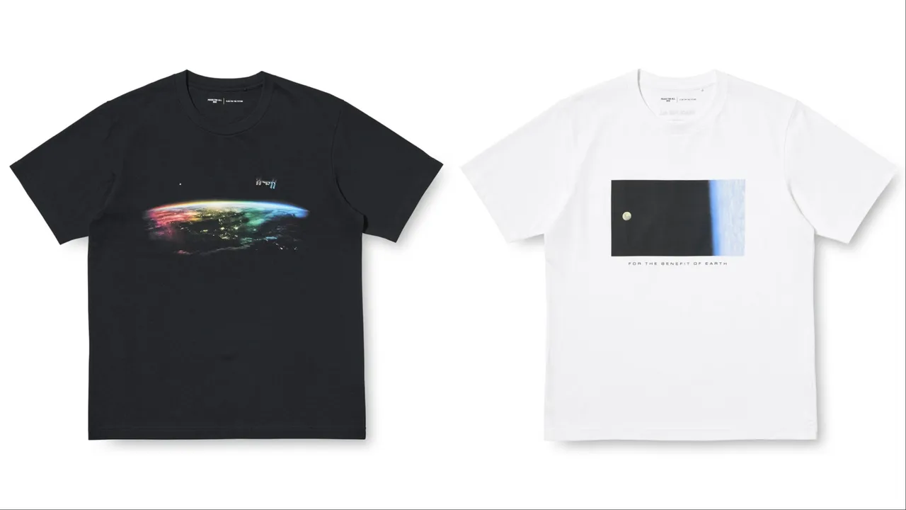 Club for the Future设计的UNIQLO圆领T恤,各490元。品牌提供