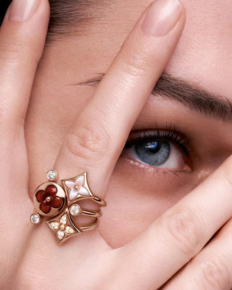 LV Color Blossom高級珠寶系列。品牌提供