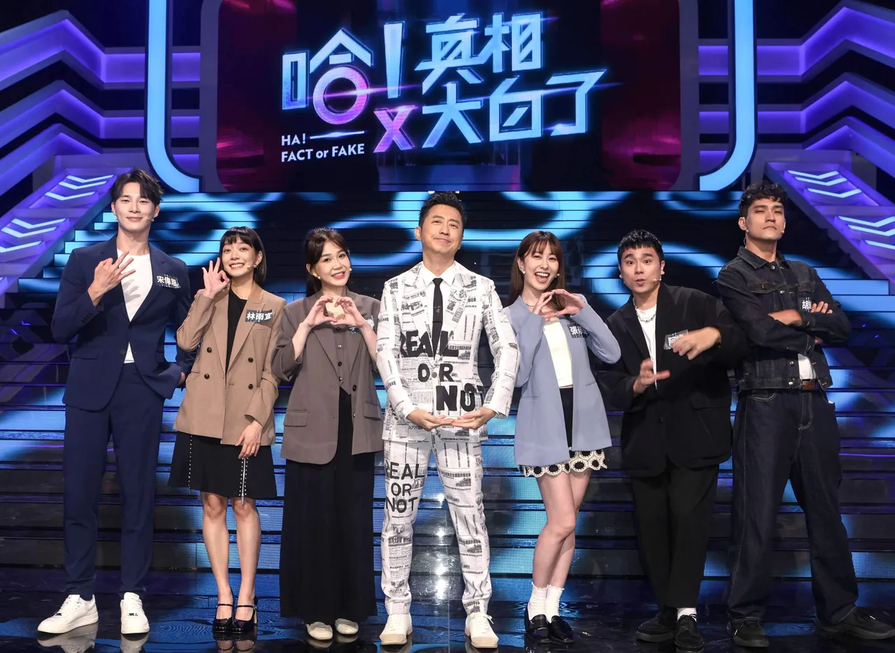 (左起)宋伟恩、林雨宣、李佳豫、庾澄庆、张郁婕、阿纬、胡迪。公视提供