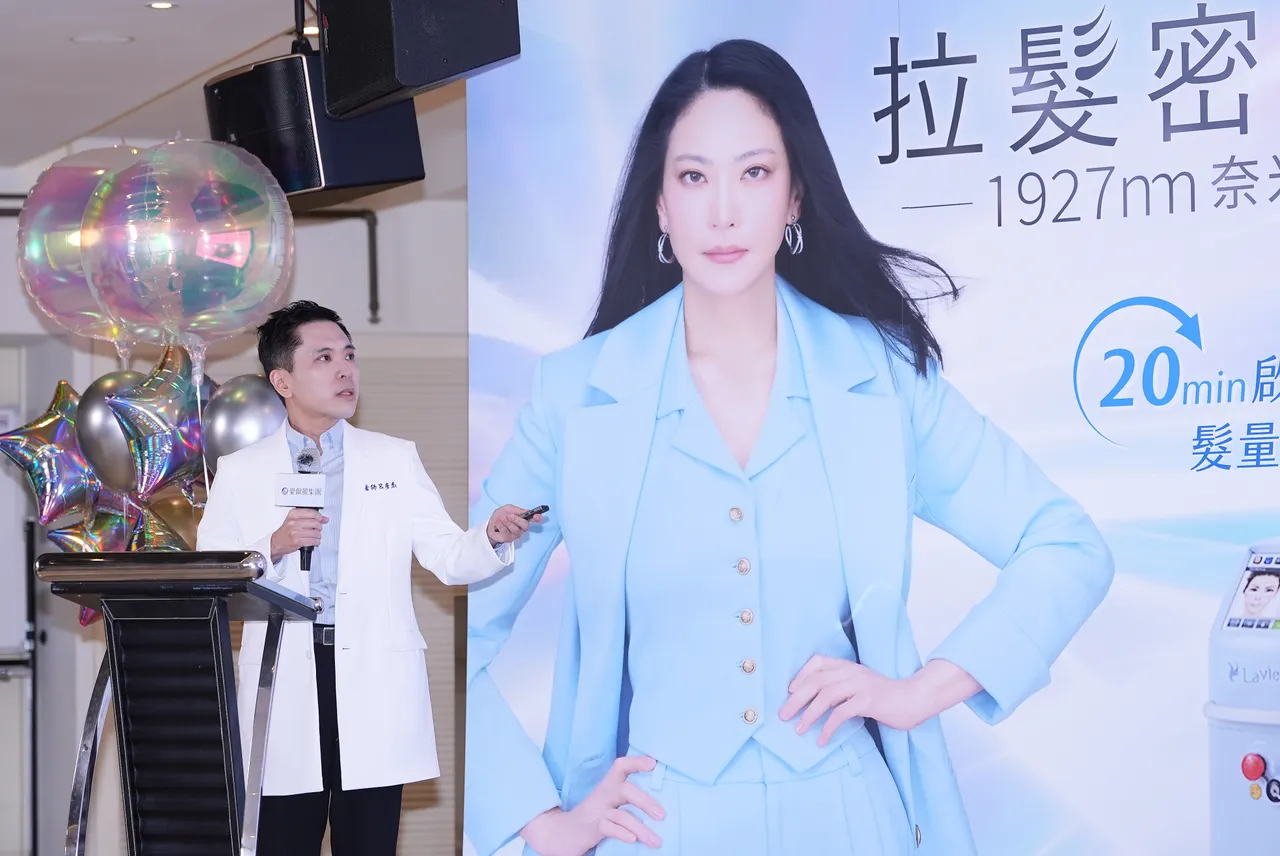 爱尔丽落发专科医师吕彦杰。彭欣伟摄