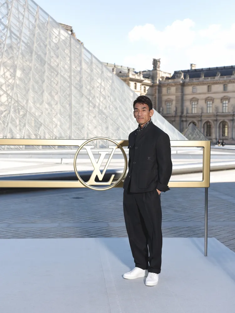 前日本足球選手中田英壽。品牌提供