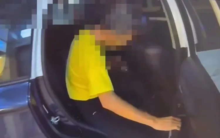 李男被帶回偵辦。警方提供