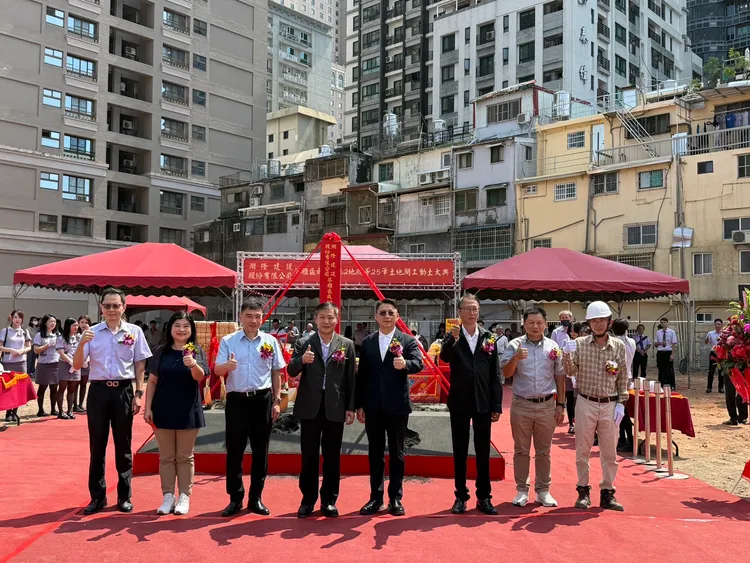 今日動土畫面。葉家銘攝