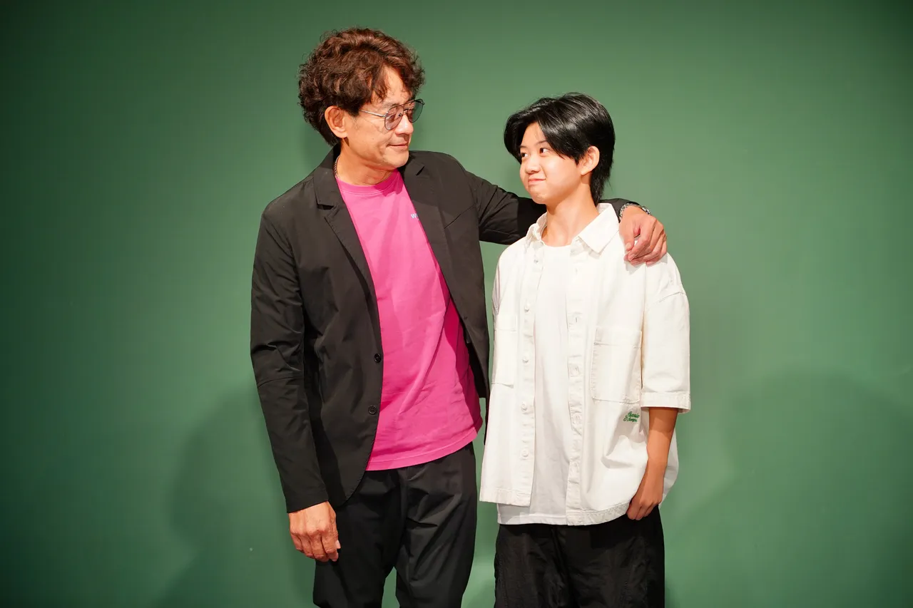 大爱剧《接住流星的人》陈少卉、柯叔元饰演父子。大爱提供